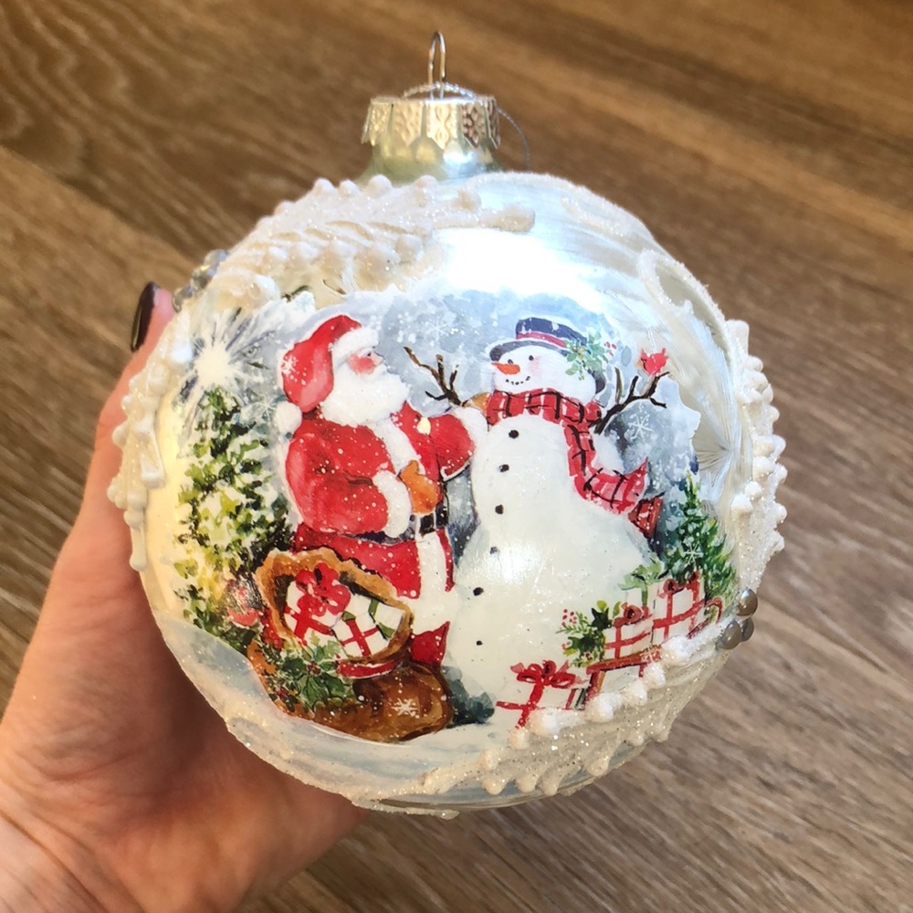 Santa ornament